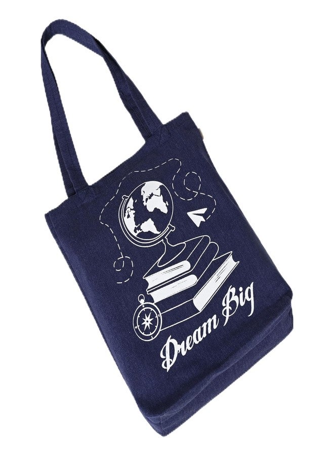 Prithwe DIY Canvas Bag Painting Kit - Gift Pack for Kids (Fabric Paint Included) (Denim) - Image 1